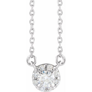 14K Gold Alexandrite And Diamond Necklace