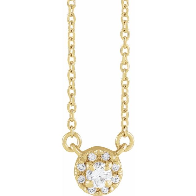 14K Gold Alexandrite And Diamond Necklace