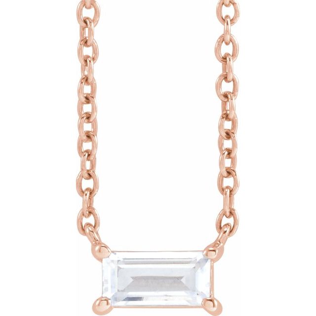 14K Gold Lab-Grown Diamond Necklace - Options Available