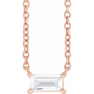 14K Gold Lab-Grown Diamond Necklace - Options Available