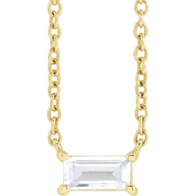 14K Gold Lab-Grown Diamond Necklace - Options Available