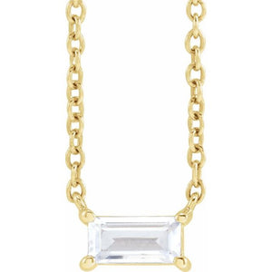 14K Gold Lab-Grown Diamond Necklace - Options Available