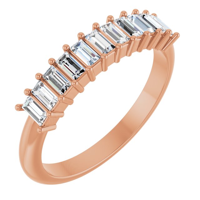 Platinum Natural Diamond Anniversary Band - Options Available