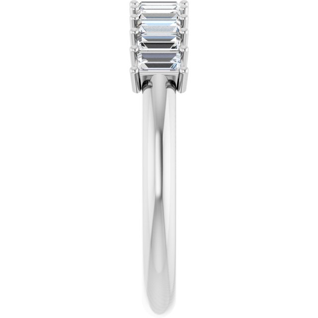 Platinum Natural Diamond Anniversary Band - Options Available