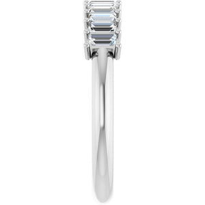 Platinum Natural Diamond Anniversary Band - Options Available