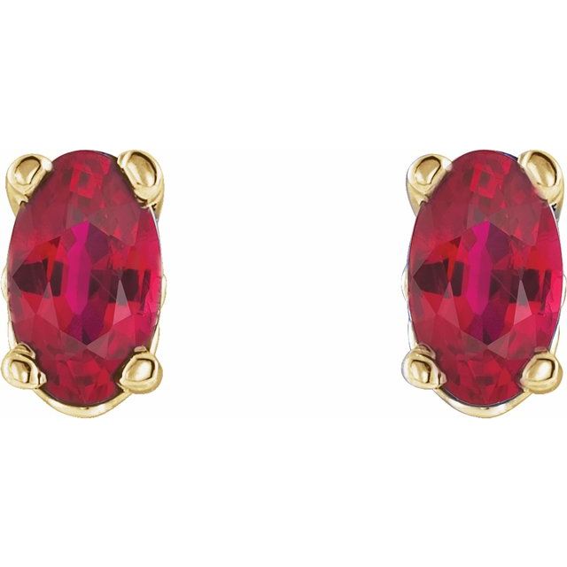 14K White Natural Mozambique Garnet Earrings