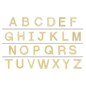 14K Gold Initial Earring - Options Available