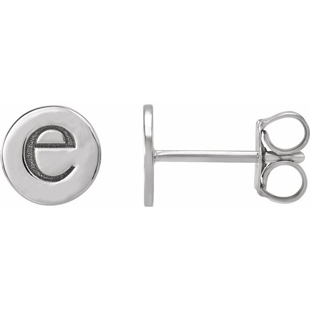 14K Gold Engravable Disc Earrings