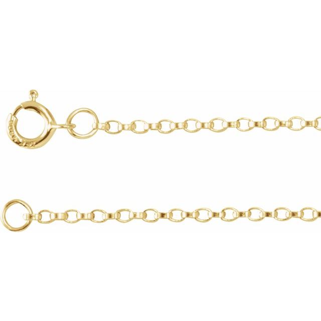 Rolo Chain Bracelet in 14K Gold