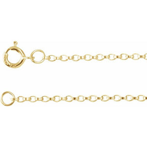 Rolo Chain Bracelet in 14K Gold