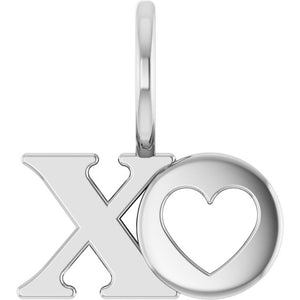 14K Gold Xo Charm/Pendant