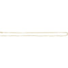 14K Yellow Gold 1.2 mm Elongated Box Chain Necklace