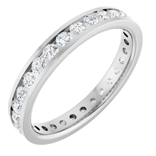 3/4 Ctw Natural Diamond Eternity Band