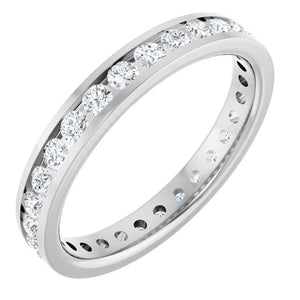 3/4 Ctw Natural Diamond Eternity Band