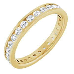3/4 CTW Natural Diamond Eternity Band Set in 14K Gold