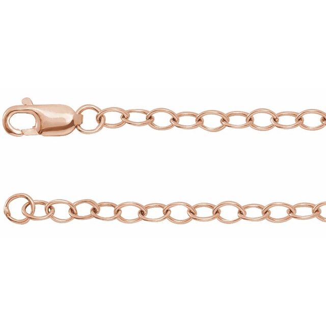 Cable Chain Bracelet in 14K Gold
