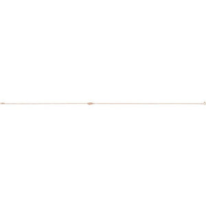 14K Rose Gold .015 CTW Natural Diamond Asymmetrical Angel Wing Necklace 18