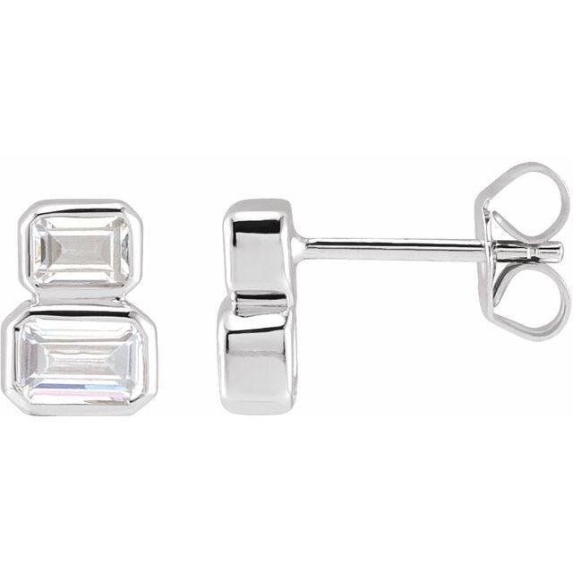 14K Gold 1 Ctw Lab-Grown Diamond Earrings
