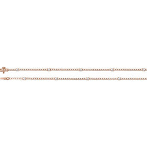 4 Ctw Lab-Grown Diamond Line Necklace