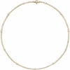 4 Ctw Lab-Grown Diamond Line Necklace