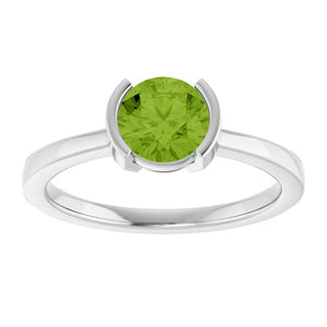 Natural Peridot Ring