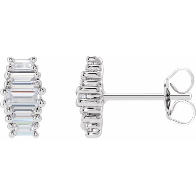 14K Gold Lab-Grown Diamond Earrings - Options Available