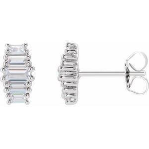 14K Gold Lab-Grown Diamond Earrings - Options Available