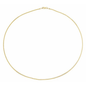14K Yellow Gold 1.6 mm Herringbone 16