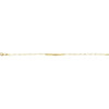 14K Yellow Gold 7x5 mm Engravable Bar Bracelet – Customizable Elegance