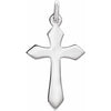 Polished Sterling Silver 10x6 mm Cross Pendant – Timeless Faith Symbol