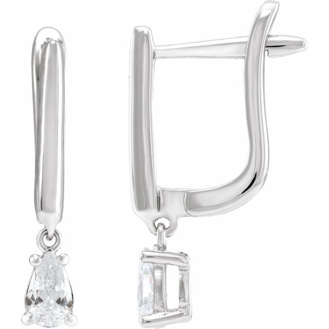 14K Gold Lab-Grown Diamond Earrings - Options Available