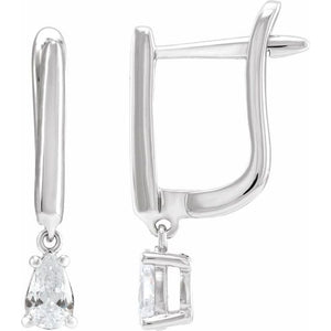 14K Gold Lab-Grown Diamond Earrings - Options Available