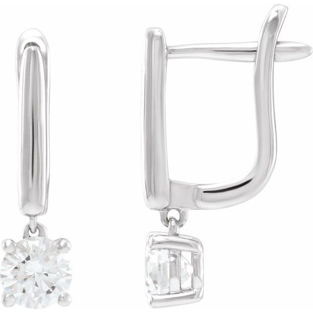 14K Gold Lab-Grown Diamond Earrings