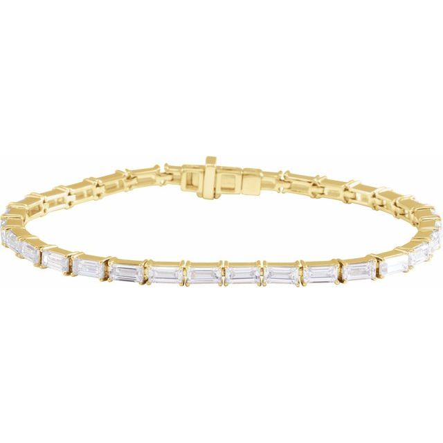 14K Gold Lab-Grown Diamond Bracelet - Options Available