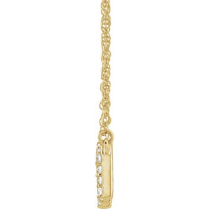 14K Yellow Gold, 16