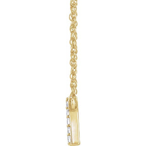14K Yellow Gold, 16