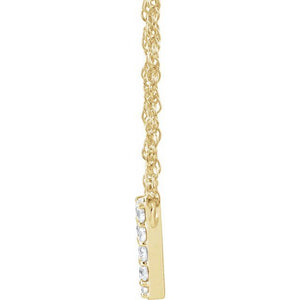 14K Yellow Gold, 16