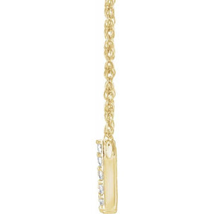 14K Yellow Gold, 16