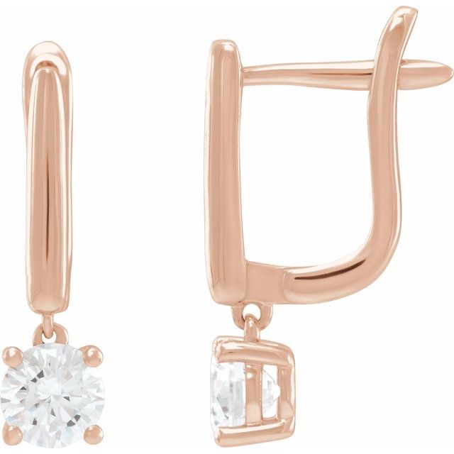 14K Gold Lab-Grown Diamond Earrings