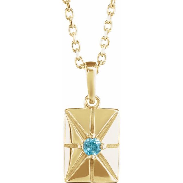 14K Gold Natural Alexandrite Pendant - Options Available