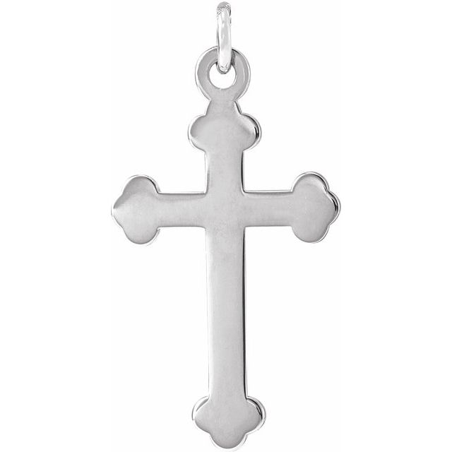 14K Yellow Cross Pendant