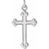 14K Yellow Cross Pendant