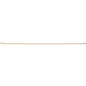 14K Yellow Gold, 7x5 mm Natural Diamond Line Bracelet - 1 5/8 CTW