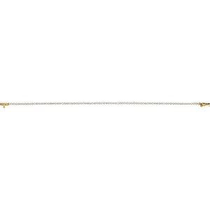 14K Yellow Gold, 7x5 mm Natural Diamond Line Bracelet - 1 5/8 CTW