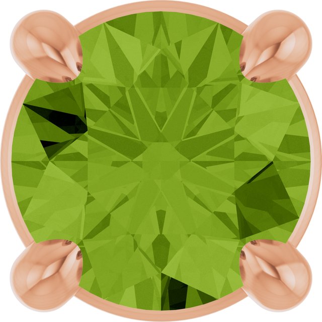 Natural Gemstone Solitaire Slide Pendant Crafted in 14K Gold, Silver & Platinum