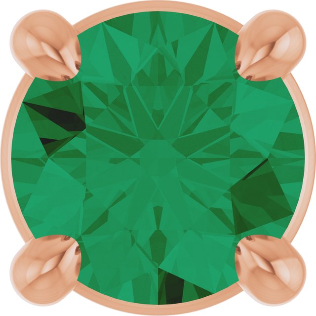 Natural Gemstone Solitaire Slide Pendant Crafted in 14K Gold, Silver & Platinum