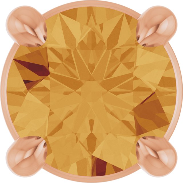 Natural Gemstone Solitaire Slide Pendant Crafted in 14K Gold, Silver & Platinum