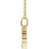 14K Yellow Gold Initial A Necklace with 1/5 CTW Lab-Grown Diamonds