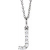 14K Yellow Gold Initial A Necklace with 1/5 CTW Lab-Grown Diamonds