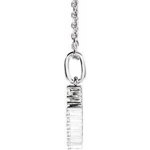 14K Yellow Gold Initial A Necklace with 1/5 CTW Lab-Grown Diamonds